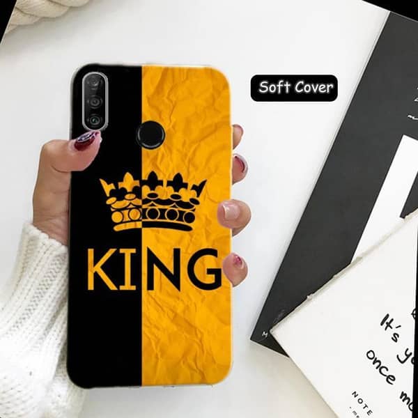 Huawei P30 Lite Back Cover by King Design: Soft Silicone Case