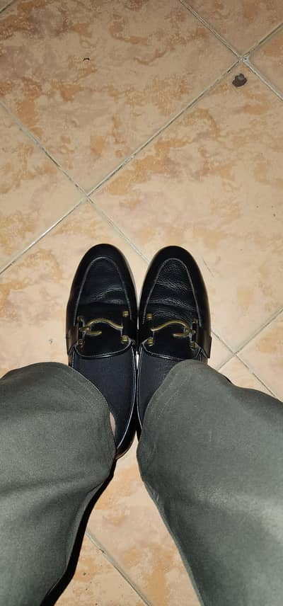 100% geniune leather formal shoes for men comfortable shoes colour bla