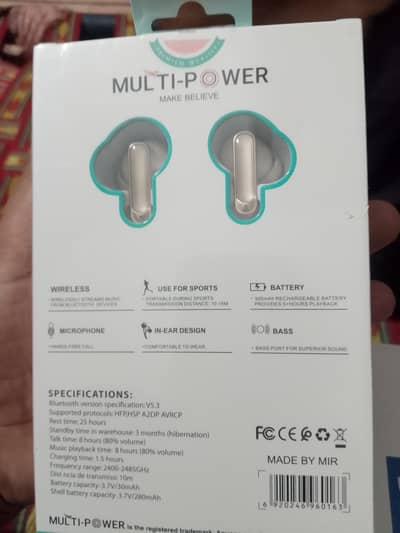 MultiPower MP-YYS-05 Wireless Stereo Earbuds