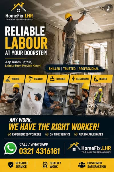Construction Services | Renovation | All Labours Available