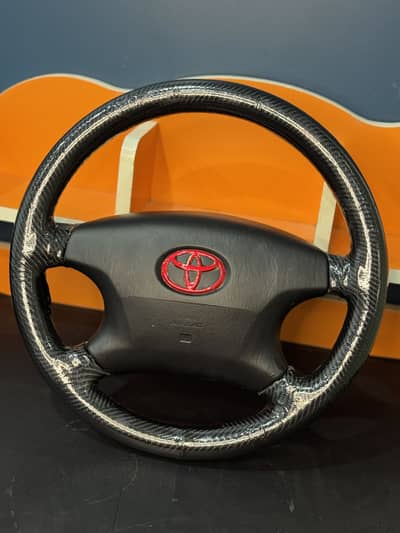 Steering for corolla carbon fiber