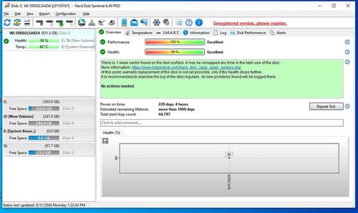 1 TB hard drive HDD