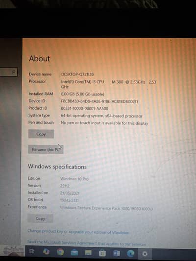 HP probook used windows 10