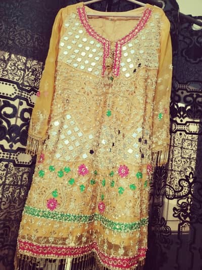 mehndi wear suit