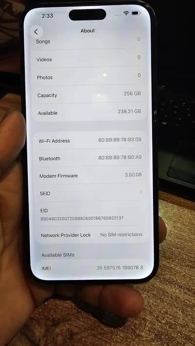 Apple iPhone 15 Pro Max FU