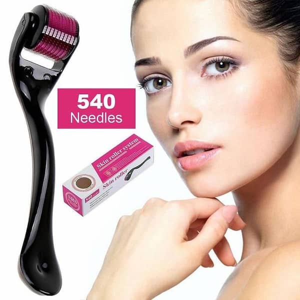 540 Needle Derma Roller for Face & Skin Care, Micro Needle Roller for Skin Rejuvenation & Beauty Care