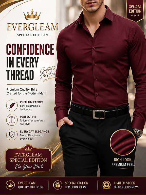 Evergleam Special Edition – Premium Slim Fit Shirt