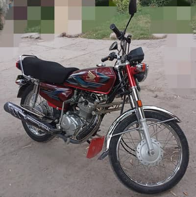 Honda CG 125 | Red Bike | Total genuine Bike for Sale