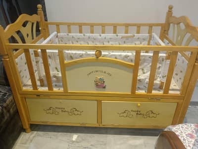 baby bed and coat