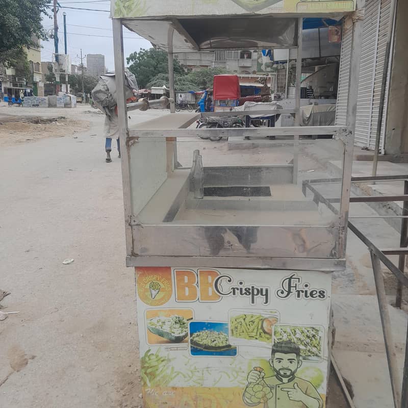 Fries Cart with complete setup 0