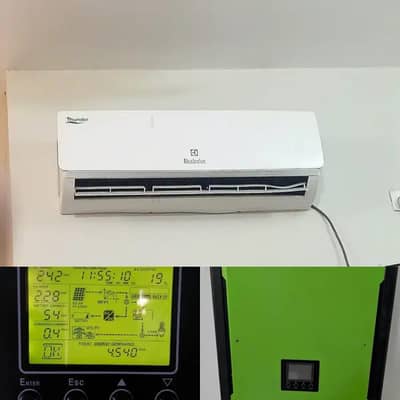 AC + Solar Hybrid Inverter for Sale — Excellent Condition