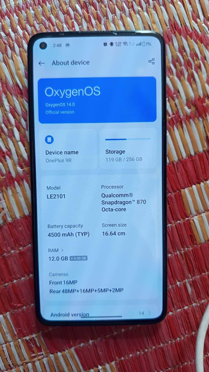 One Plus 9R 5
