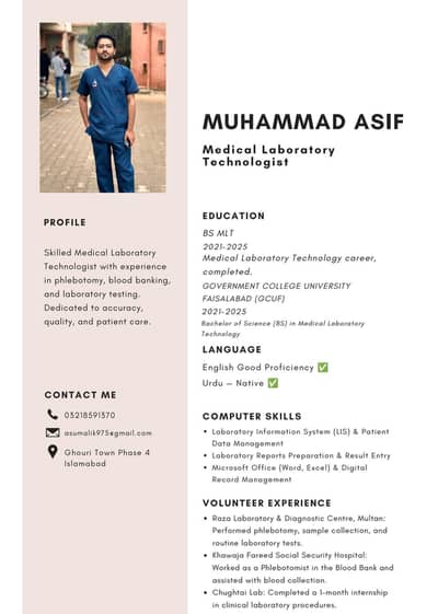 Medical laboratory technologist