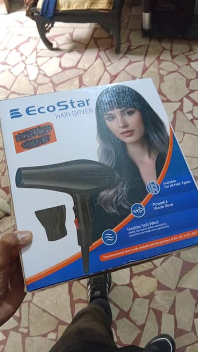 eco star hair dryer for sale box pack