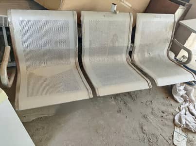 3 seater Metal bench