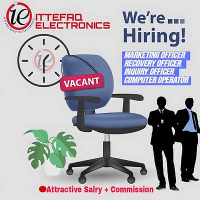 Staff Required | Marketing, Recovery & Inquiry Officers