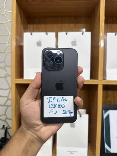 iPhone 15 Pro 128GB Factory Unlocked/91% Battery /4 Months SIM Time
