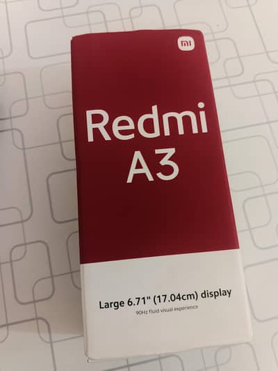 Redmi A3 dual sim pta approved