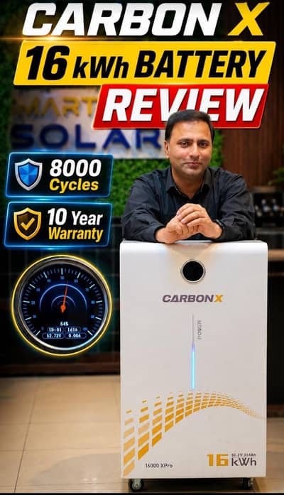 Carbon X 16000 X Pro 16kw 314-Ah IP-65 Lithium Phosphate Battery