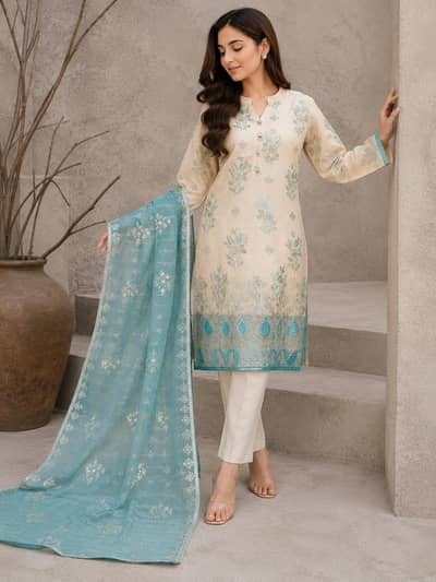 Fancy Embroidered 3 Piece Suit