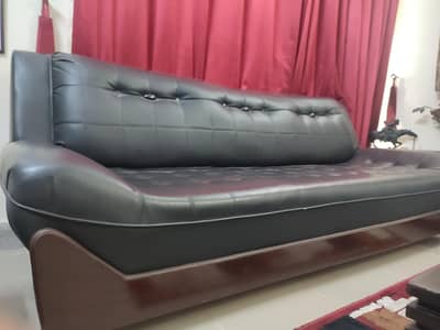 7 seater leather sofas with tables