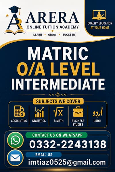 On line tuition with 2 Days demo