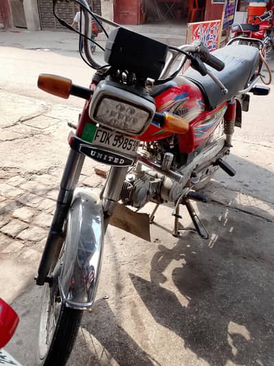 united 70cc bicke good condition injin a one