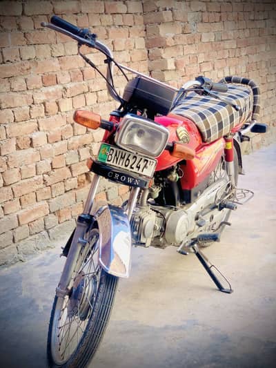 Crown Hd plus all ok all bike genuine new back tyer and garari set
