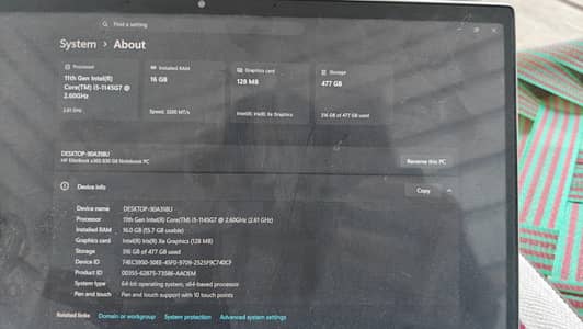 Hp Elitebook 830 G8 x360 with i5 11