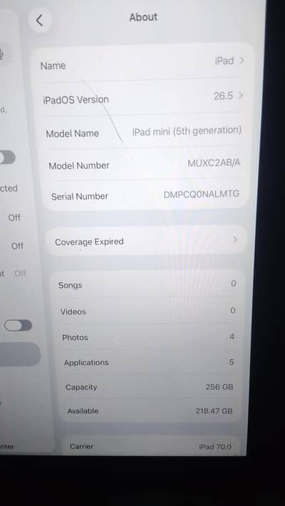 ipad mini 5 glass broken only ipad