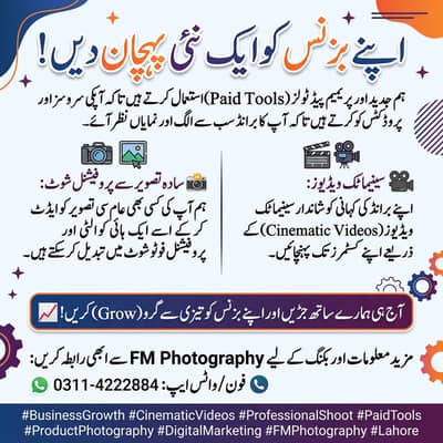 Simple Photo convert into professonal Photo or video shoot.