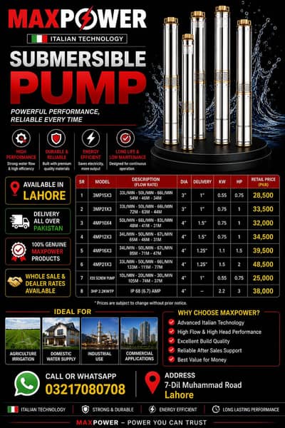 Submersible Pump