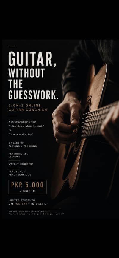 Guitar classes online easy and effective live one on one