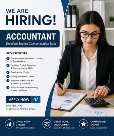 Accountant – Excellent English Communication Skills