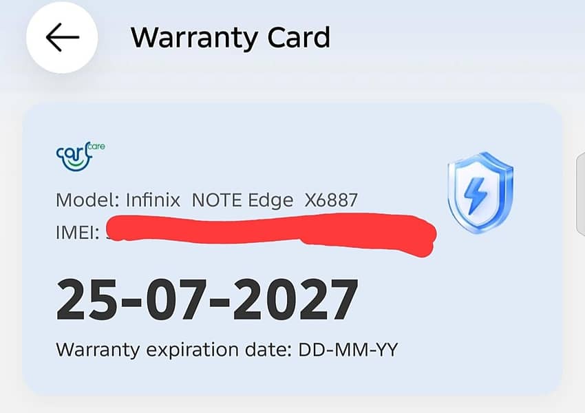 Infinix NOTE EDGE 1