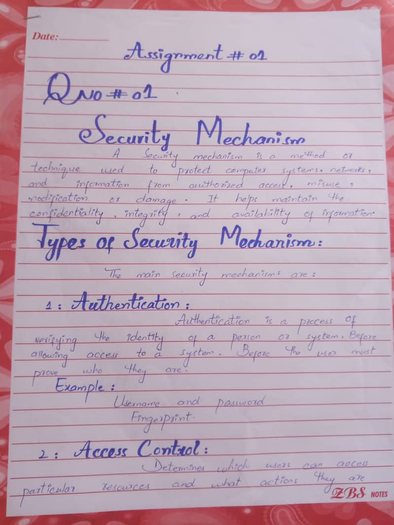 ASSIGNMENTS OF AIOU 0