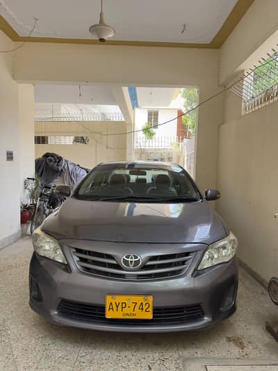 Toyota COROLLA GLI 1.6 2012 model 100% orignal grey Colour