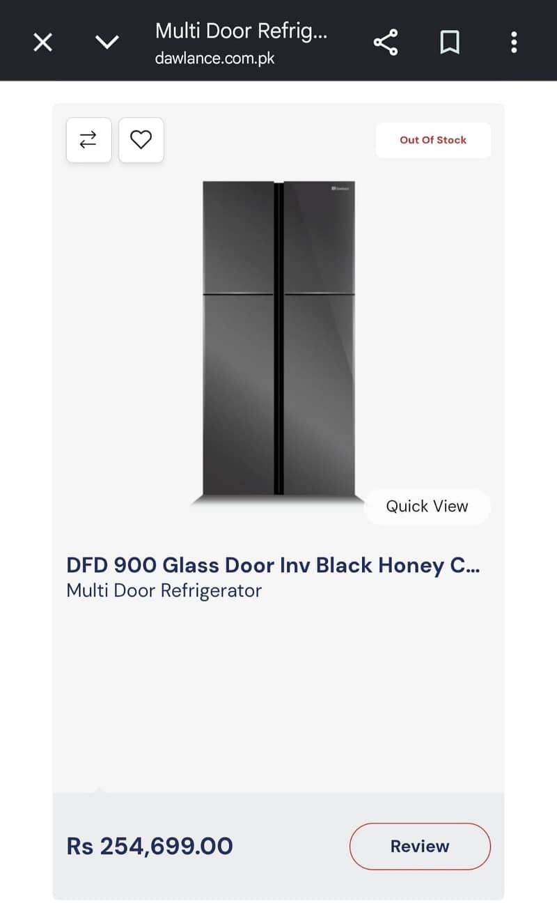 Safe Fridge Multi Door DFD 900 1
