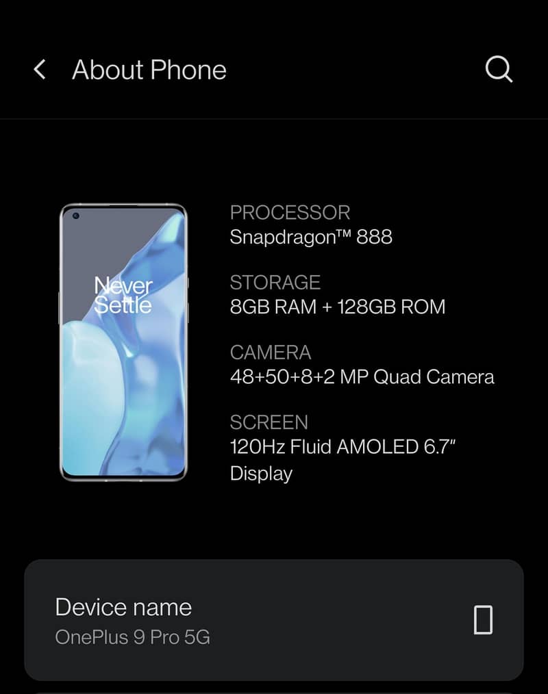 One Plus 9 Pro 5