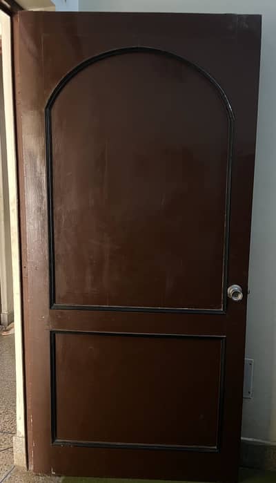 Wooden door (diyaar wood) 2 doors