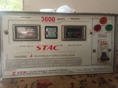 STAC 3600 Watts Automatic Voltage Stabilizer
