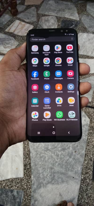 Samsung S8 Plus 4 64 white boxs