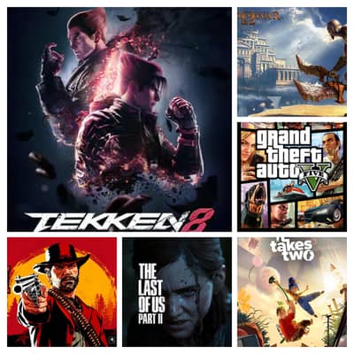 Red Dead Redemption 2 , GTA 5 , fc 26, Forza horizon ,