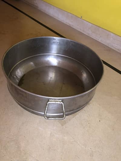 Heavy Duty Steel Tub + Gas Chulha + Karahi – 3 Items
