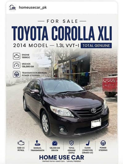 Toyota Corolla XLI 2014
