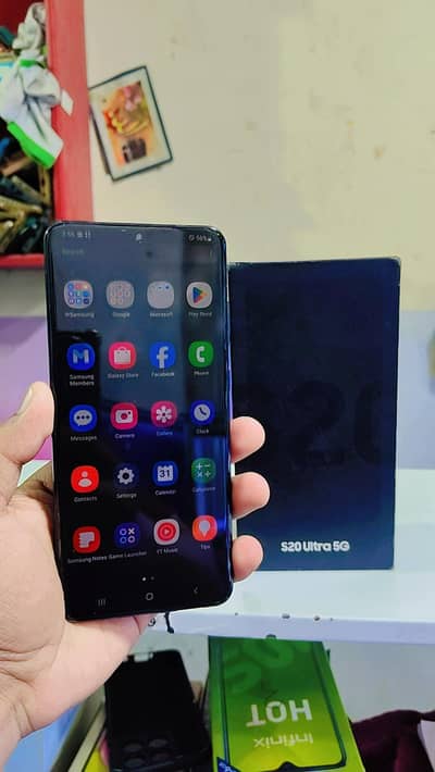 Samsung Mobile S20 Ultra 5g 12GB 256GB with box Non PTA