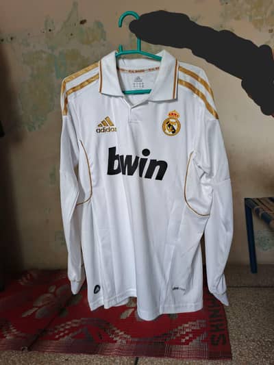 Real madrid 2011/2012 Home gersey Ronaldo #7 (long sleeve)