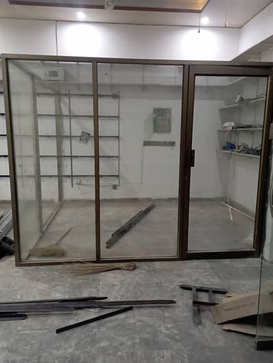 9x9 Ft Aluminum Glass Office Cabin | Complete Set | 10/10 Condition