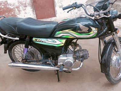 Honda CD 70 model 2023 original condition