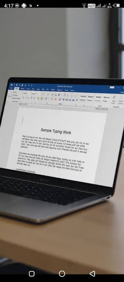 professional typing and data entry service